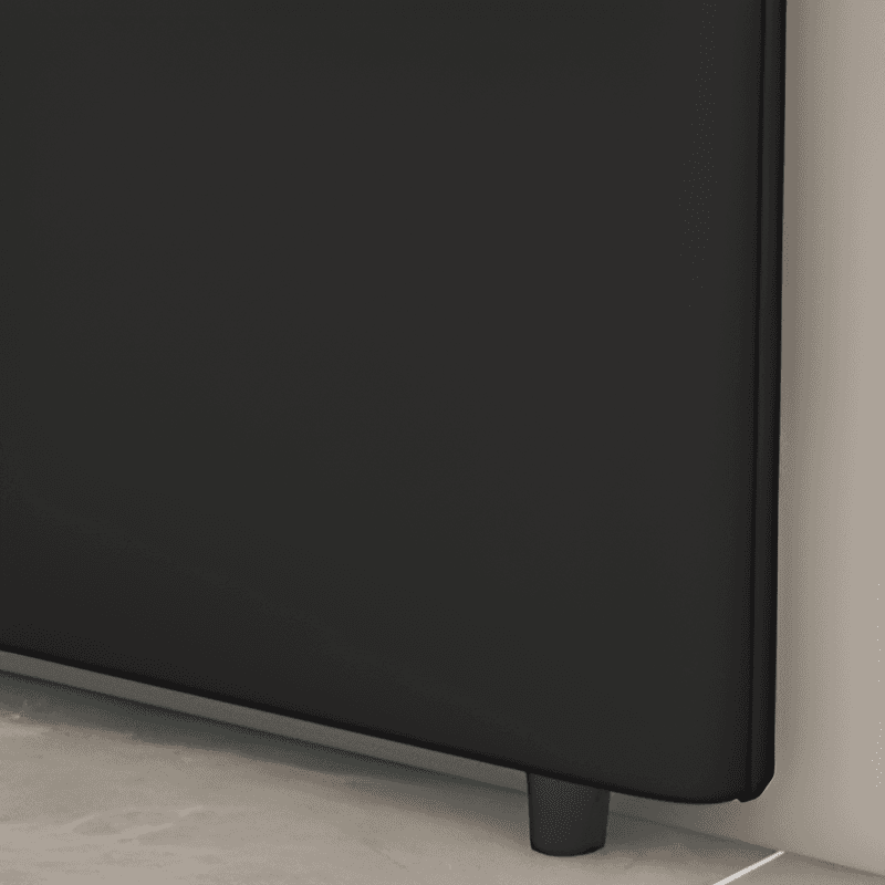 Simple Free-standing Standard King(76"W x 80"L)/Queen(60"W x 80"L)/Full(54"W x 75"L) Panel No Distressing With Legs in Wood/ Upholstery and Sponge - image 9