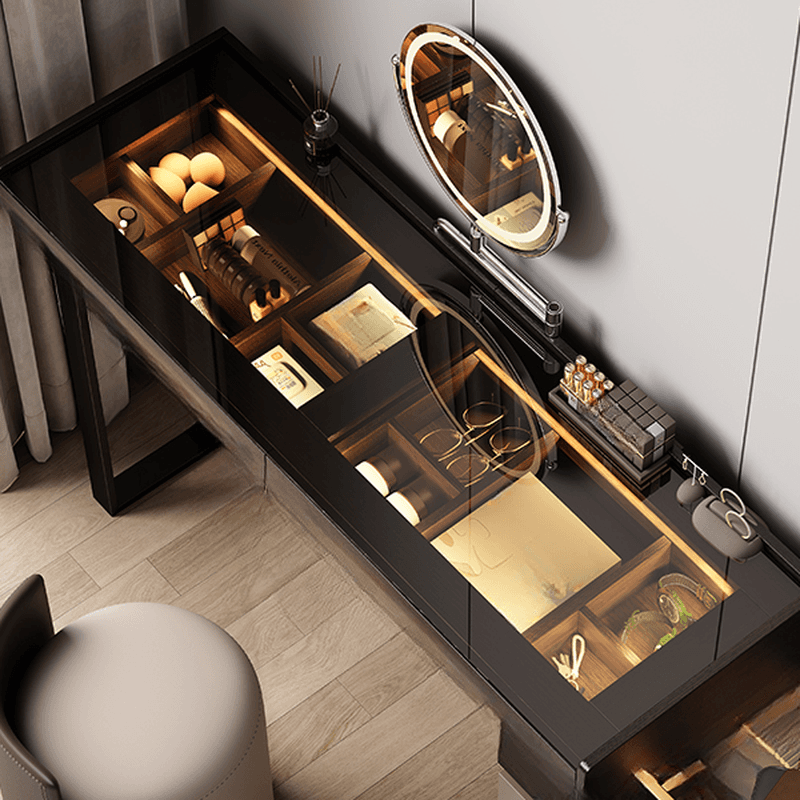 Multi-Purpose Vanity Set with Lighting, Scalable Telescopic Feature, Push-Pull, 2-in-1 Functionality, Adjustable Touch and Brightness - image 4