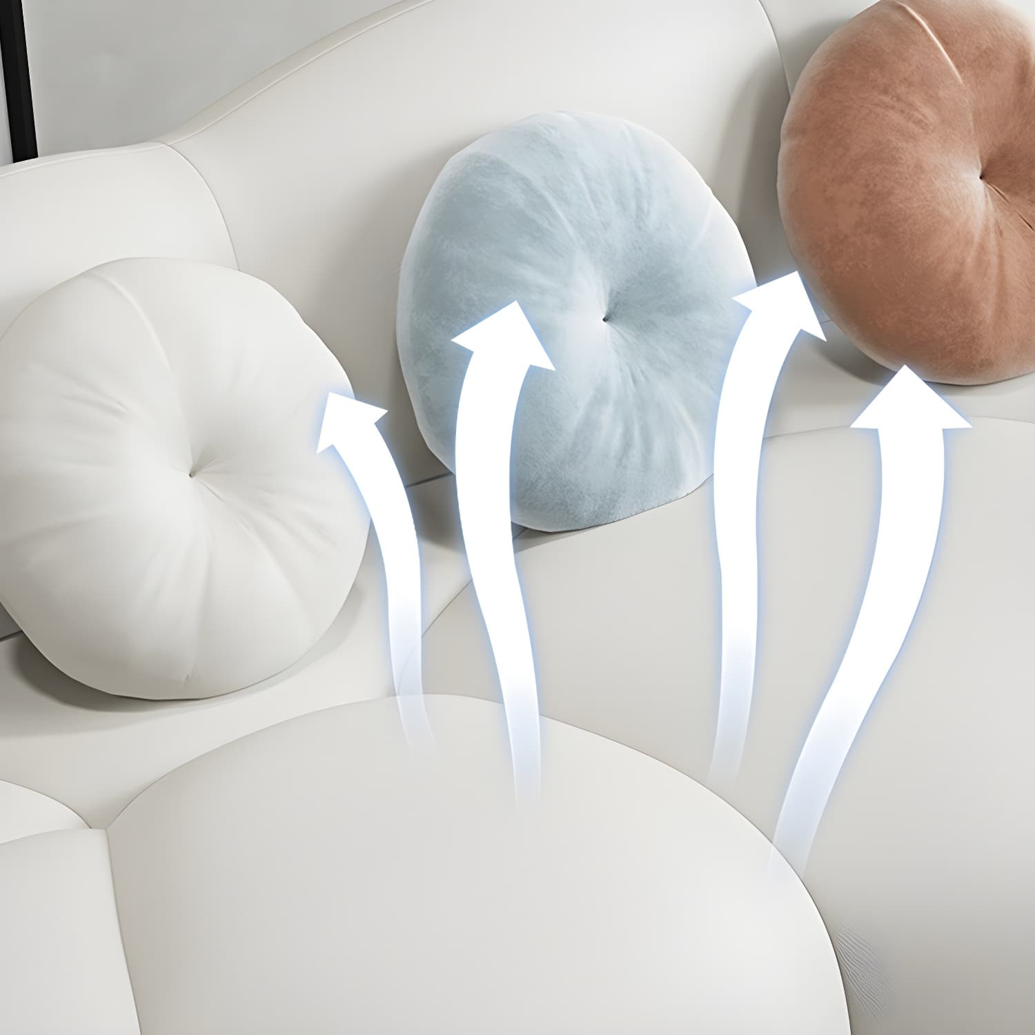 Contemporary Stationary Living Room Armless Standard Cushions Sofa - image 23