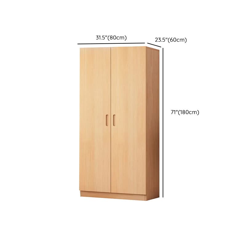 Freestanding Natural Wood Natural Wardrobe - image 36
