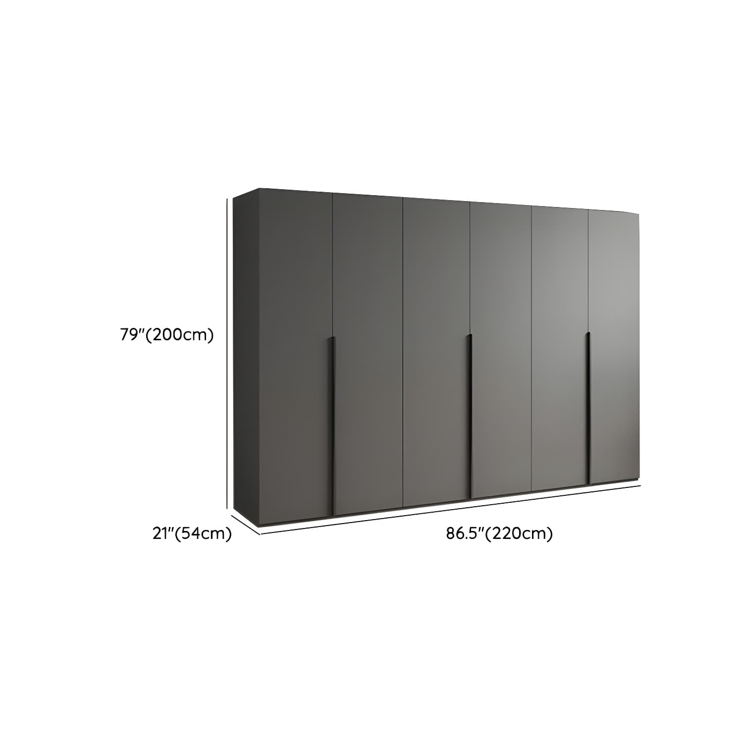 Modern Light Gray Wardrobe Closet Timber Soft Close Drawer Soft Close Door Interior Shelves - image 14