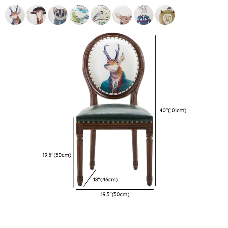 French Sturdy King Louis Back Upholstered Arm Chair/Side Chair with Nailhead Accent, Foot Pads and Weathered Wood Base - image 27