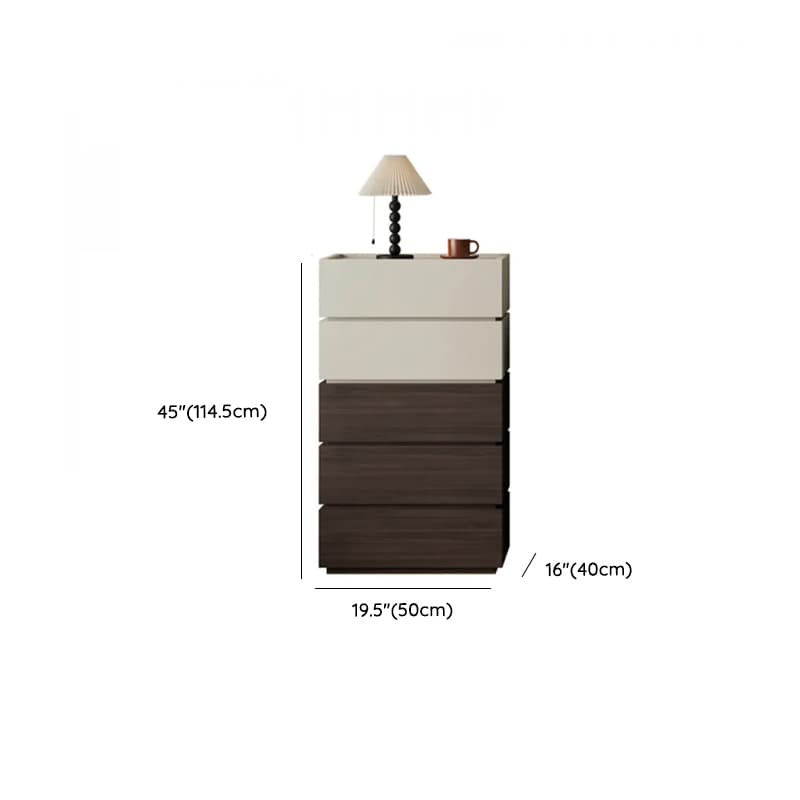 Modern Simple Style Timber Double Dresser/Semainier with 8 Drawers/5 Drawers, Vertical/Horizontal - image 24