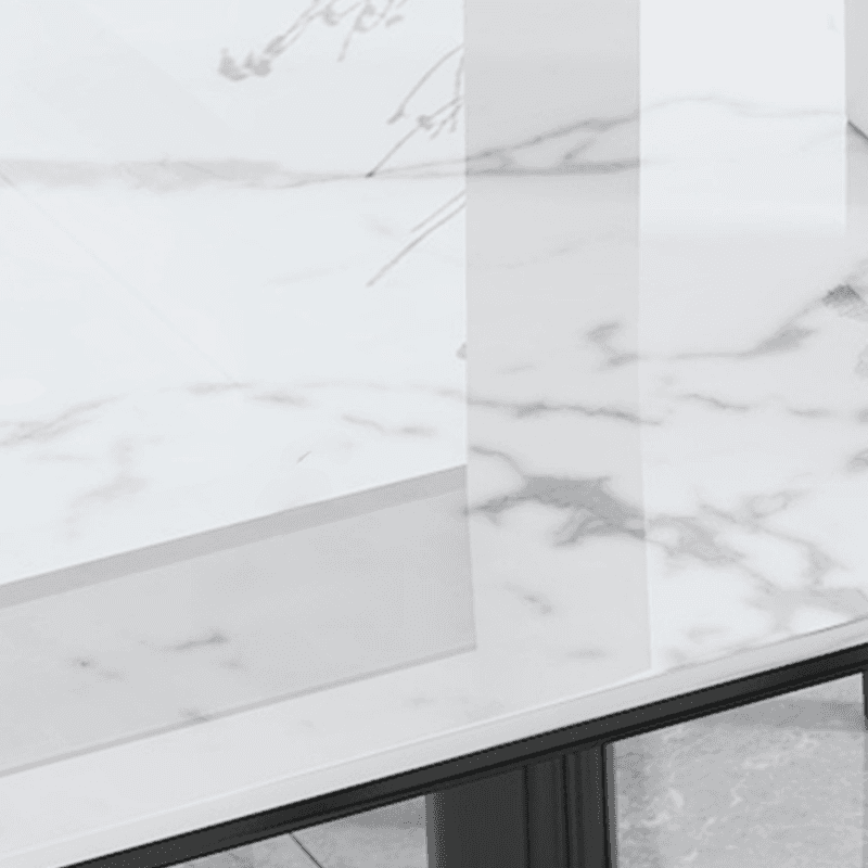 Minimalist/Luxurious Dining Table with Slate Stone Top, Fixed Table, Seats 4/2 - image 13