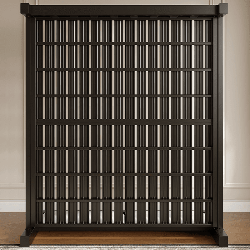 Solid Color Platform Bed with Steel Frame for Living Room - image 5