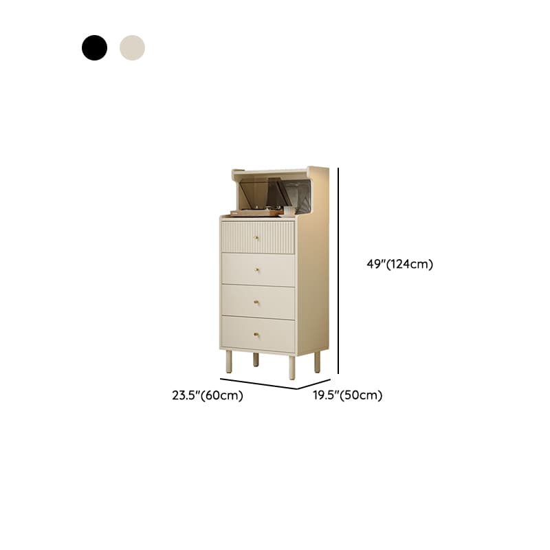 Casual Composite Wood Bachelor Chest/Console Dresser with Shelves, 4 Drawers/8 Drawers, Vertical/Horizontal Orientation - image 26