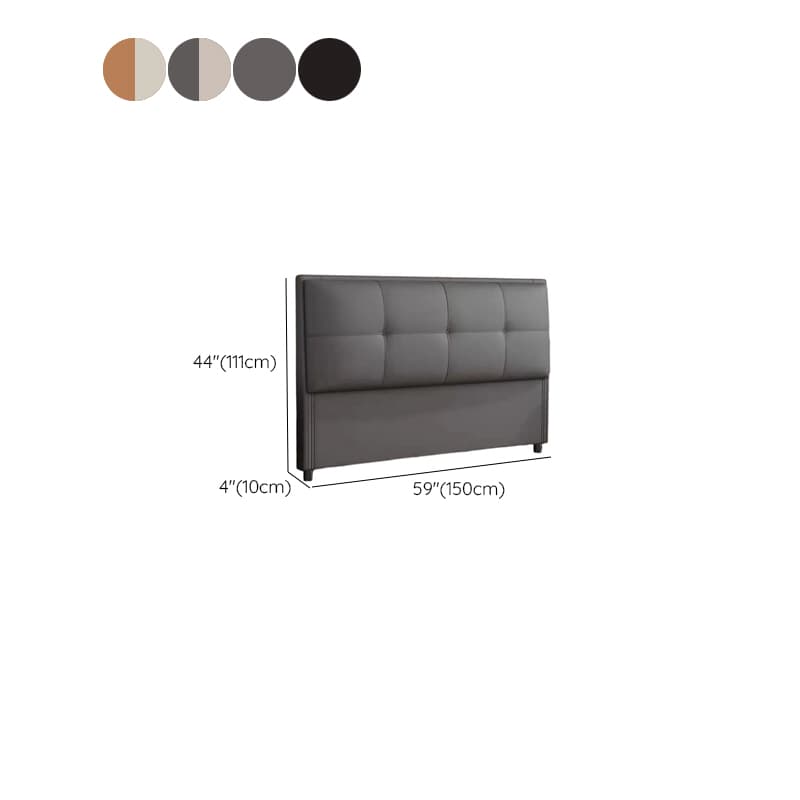 Simplistic Style Panel Headboard with No Distressing, Piled Tufted Rectangular Design for Twin/Queen/Full Bed, Featuring Sponge Upholstery and Standard Height - image 14