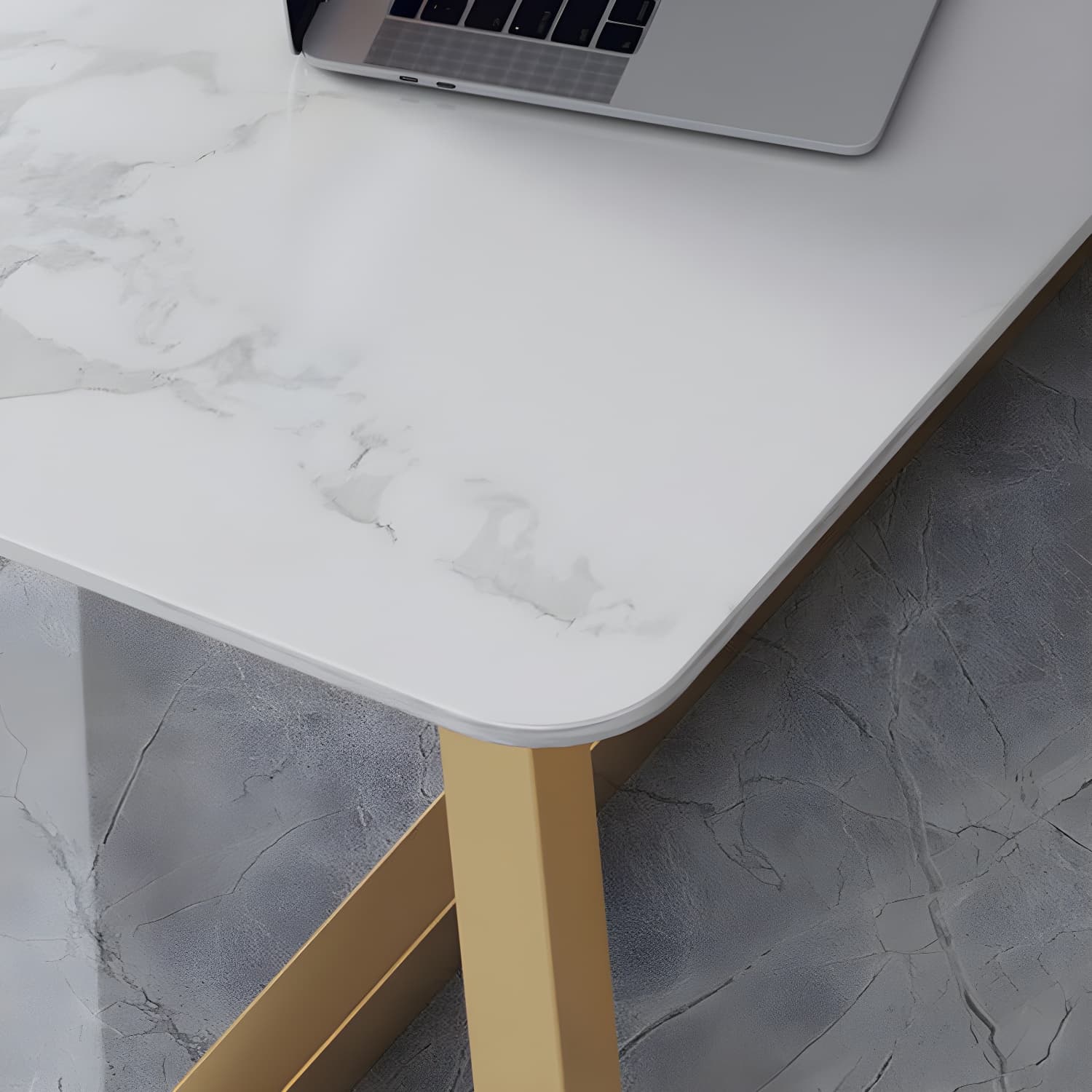 Traditional Luxury Dining Table Rectangle Slate Dining Table for Dining Room - image 8