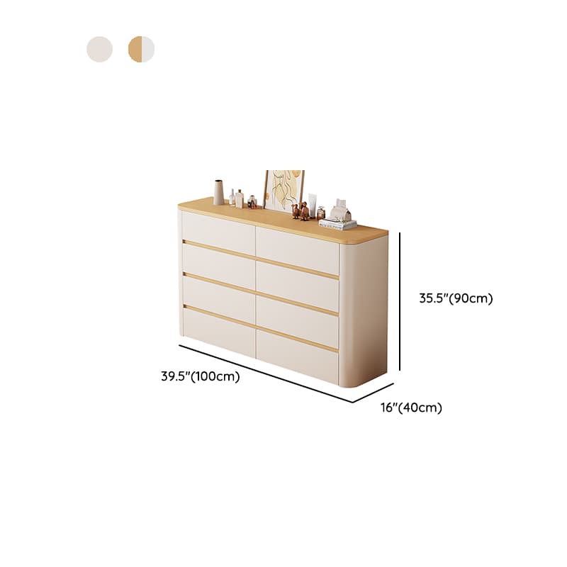 Casual Composite Wood Console Dresser/Bachelor Chest with 8/6/4 Drawers in Horizontal/Vertical Orientation - image 18