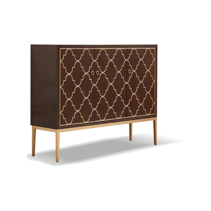 Art Deco Style Unattached Utility Cabinet with Cabinet Rings for Sitting Room - image 8