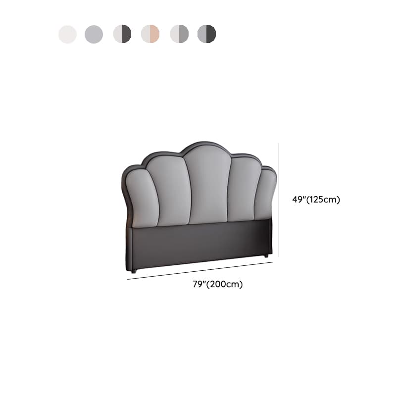 Modish No Distressing Timber Panel Headboard for King/Queen/Full Bed with Sponge Upholstery, Free-standing Installation, and Standard Height - image 17