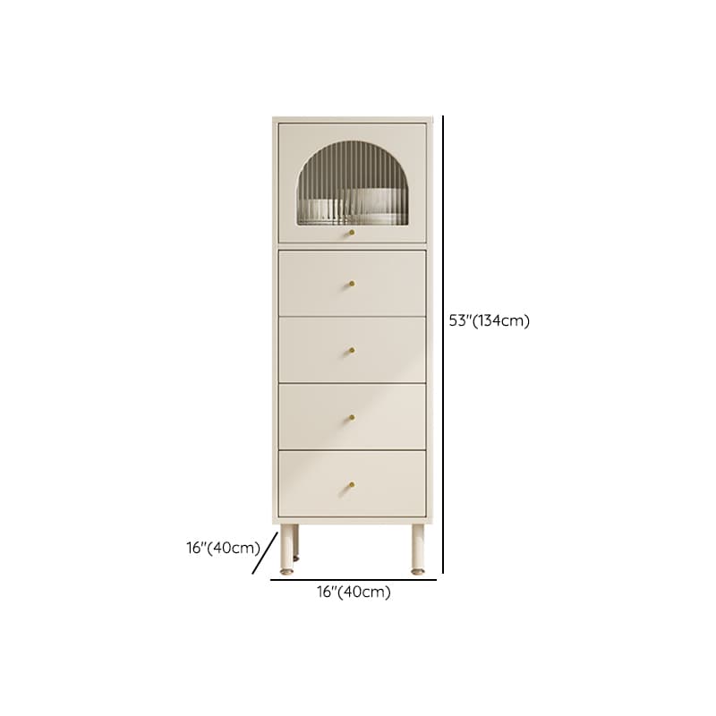 Chalk French Provincial Raw Wood Combo Dresser for Parlor with 5/6/4 Drawers and Hutch in Vertical Orientation - image 16