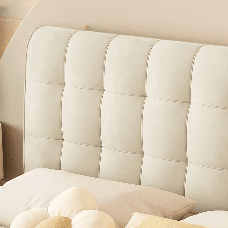 Low Upholstered Panel Headboard with Storage, Button-tufted Rectangle Design for Queen/Full Bed, Featuring Sponge Fill - image 11