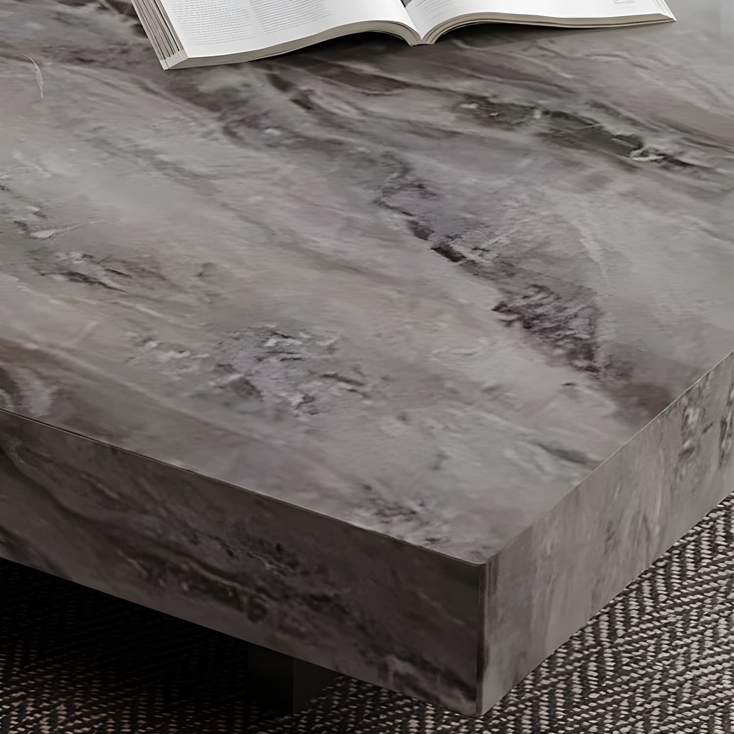 Block Coffee or End Table Contemporary Marble Square/Rectangle Prevent Scratches - image 15
