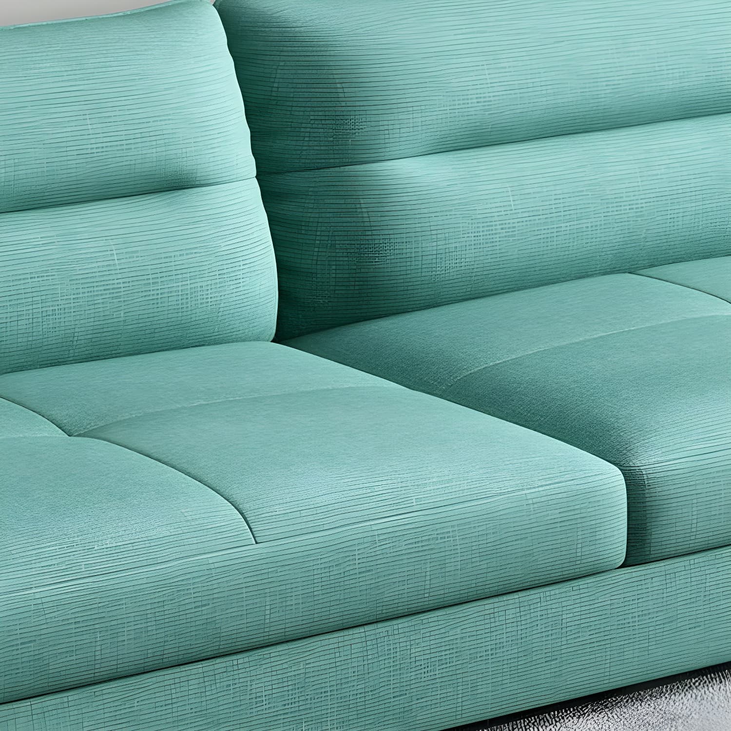 Grey Green Sectional Sofa with Under Seat Storage for Home and Room - image 6