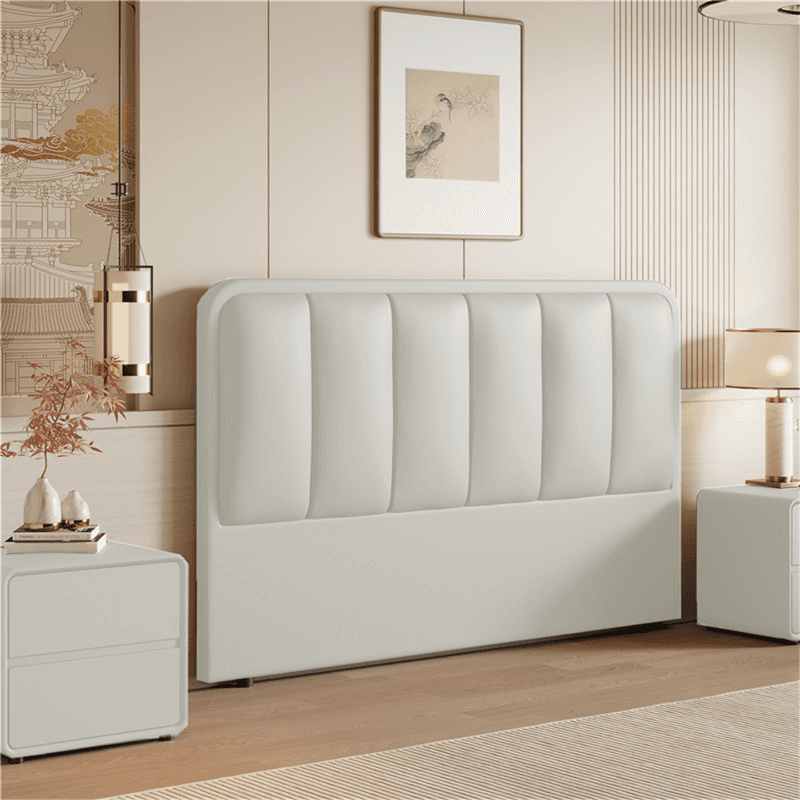 Modern Simple Style Panel Headboard in Natural Wood with No Distressing, Rectangle Shape for Twin XL/Queen/California King Bed, Featuring Sponge Upholstery and Standard Height - image 3