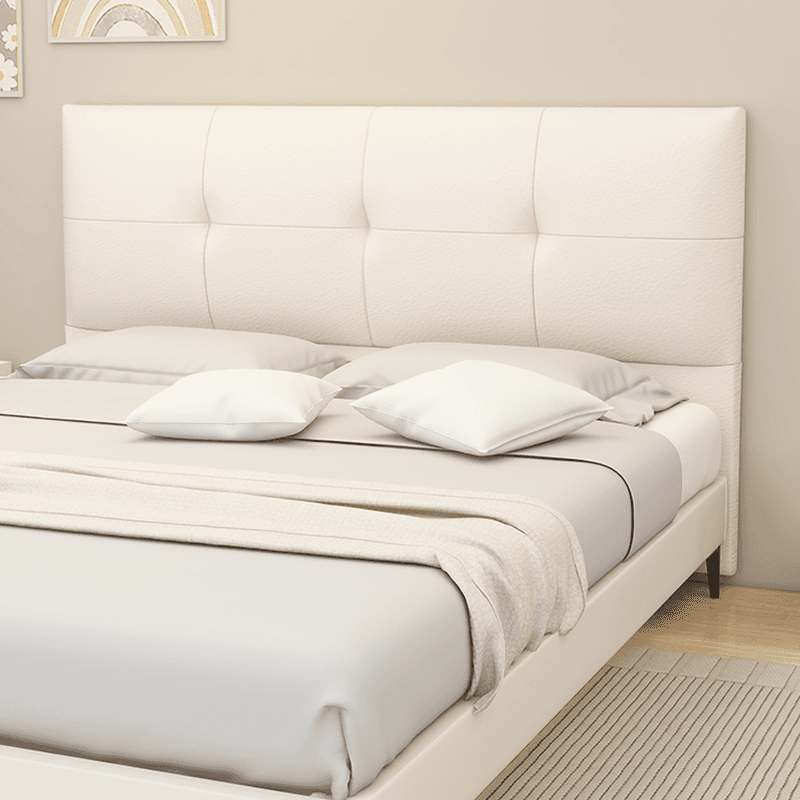 Simplistic Panel Headboard with No Distressing, Piled Tufted Design, Rectangular Shape for Queen/Full/Twin XL Bed, Featuring Sponge Upholstery and Standard Height - image 10