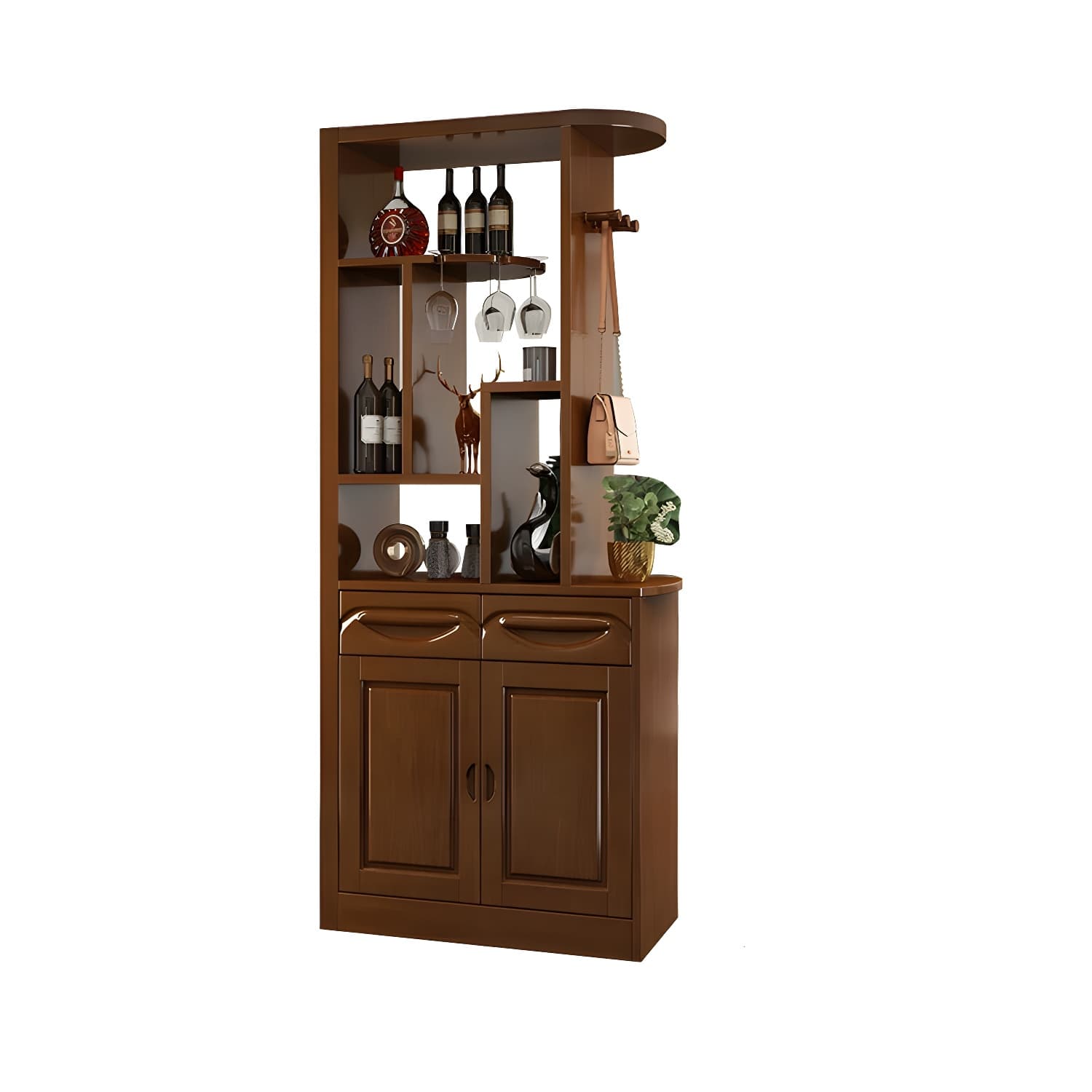 15.7" D Solid Wood 3-Drawer Accent Cabinet with Shelves for Entryway - image 9
