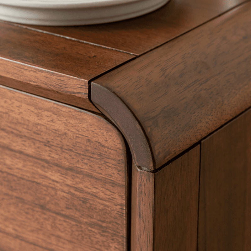 Cocoa Stylish Drawer Storage Nightstand with Walnut Countertop - image 6