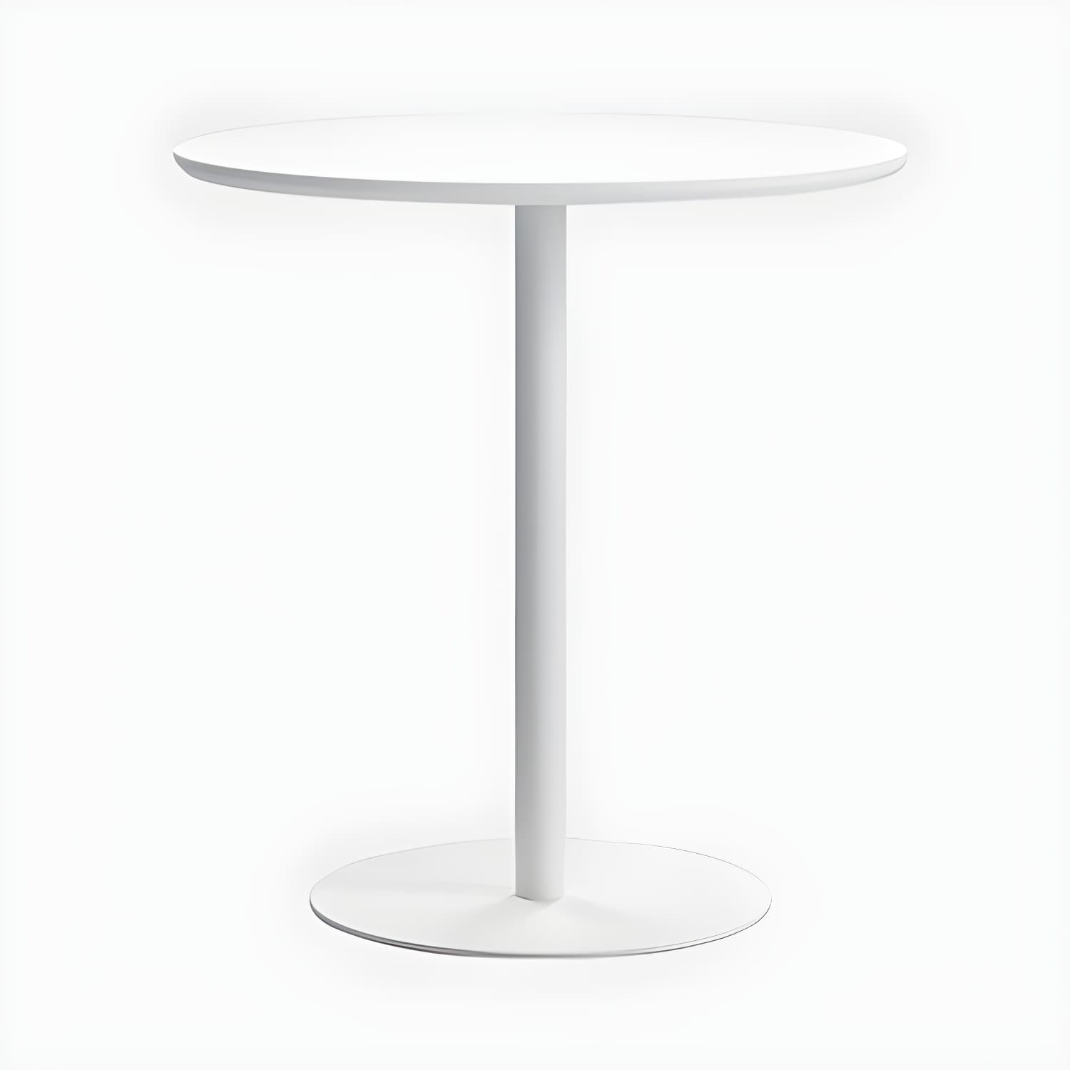 Round Pedestal Dinette Table Simplicity Style Dining Site Table for Home Use - image 11