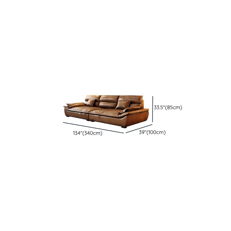 Drawing Room Standard Sofa in Mocha Pu Leather - image 20