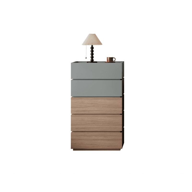 Modern Simple Style Timber Double Dresser/Semainier with 8 Drawers/5 Drawers, Vertical/Horizontal - image 4