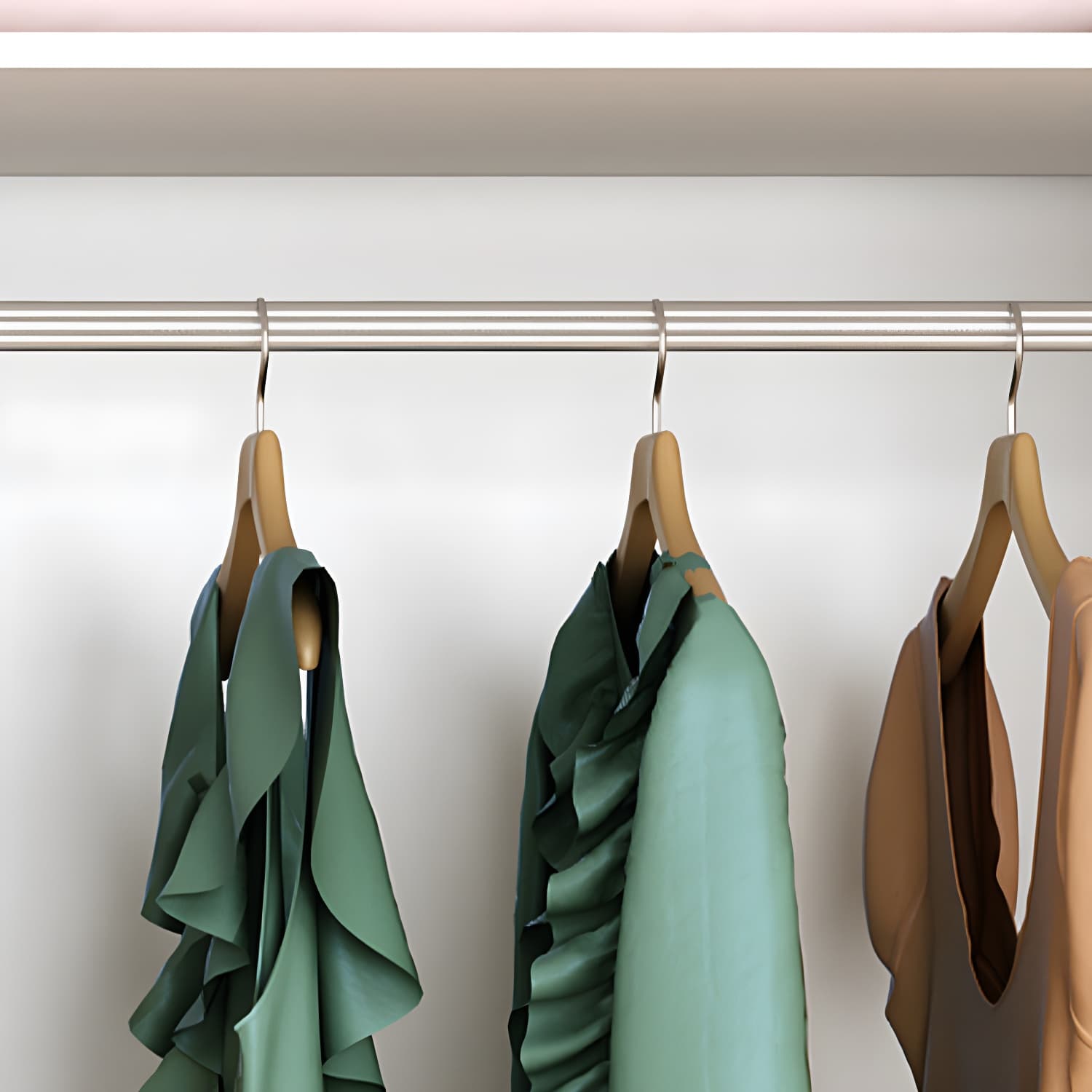Modern Simple Style Double Door Storage Wardrobe for Bedroom - image 8