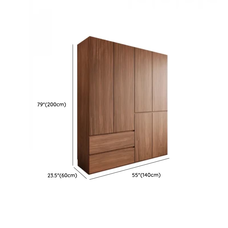 Acorn Minimalist Laminate Independent Wardrobe Closet with Soft Close Drawer, Soft Close Door, and Interior Shelves - image 11