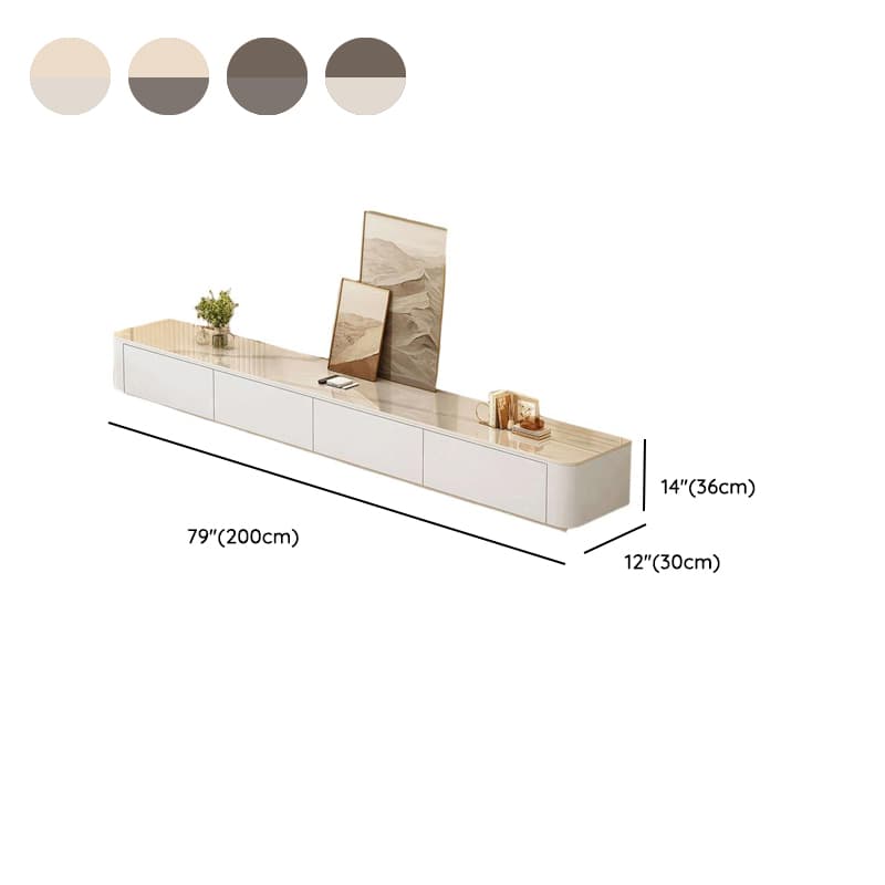 Modern Simple Style Glass TV Stand with 4-Drawer/3 Drawers - image 13
