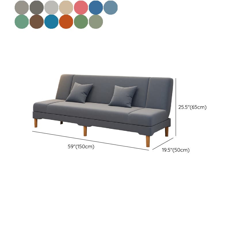 Modern Simple Style Dove Grey/Blue/Green Fold Away Convertible Sofa Living Spaces - image 27