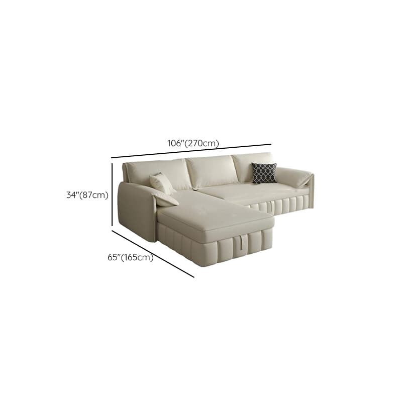 L-Shape/Straight Left Hand Facing/Horizontal Sofa Recliner/Convertible Sofa with Under-seat-storage - image 10