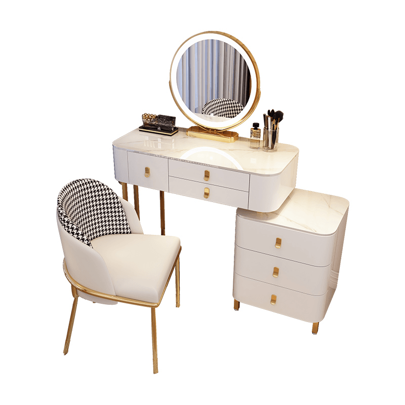 Multi-Purpose Scalable Vanity Set with Push-Pull Drawers, Adjustable Touch & Adjustable Brightness Lighting System, Dividers Included - image 6