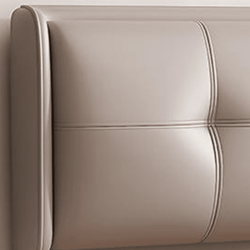 Simplistic Wingback Headboard with No Distressing, Piled Tufted Rectangular Design for King/Queen/Full Bed, Featuring Sponge Upholstery and Standard Height - image 10