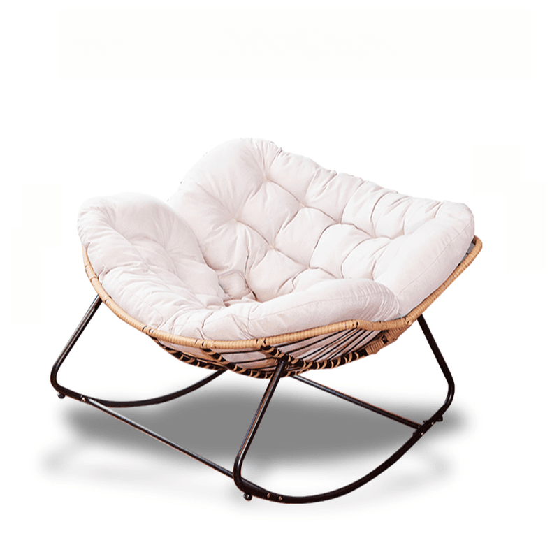 Modern Simple Style Alloy Rocking Chair Couch with Scratch-defiant Cushioned Upholstery - image 13