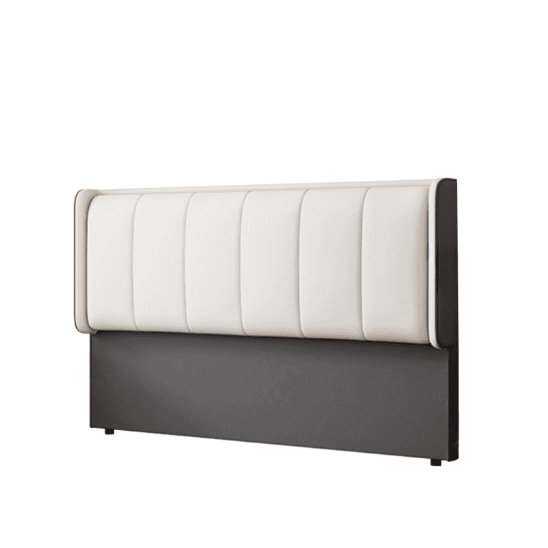 Modish No Distressing Timber Panel Headboard with Rectangle Shape for Full/Queen/Twin Bed, Featuring Sponge Upholstery and Standard Height - image 7