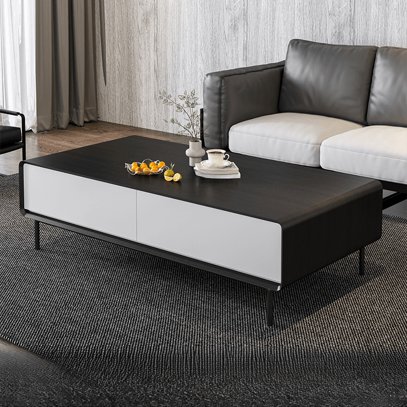 Parallelogram Plywood Board Game Coffee Table for Indoor Use - image 4