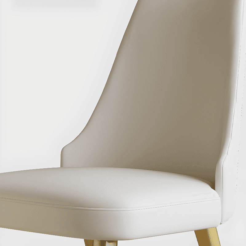 Lavish/Contemporary Upholstered Side Chair with Parsons Back Style and Metal Legs - image 10