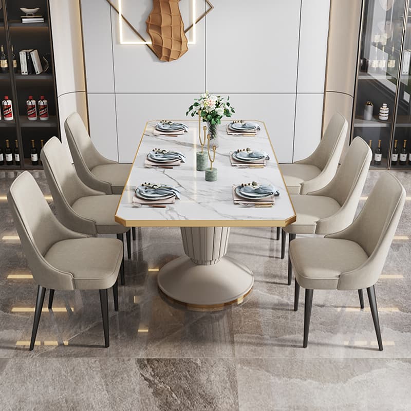 Framed Stable Side Chair with Upholstered Chair in Polyurethane and Solid Back for Restaurant - image 10