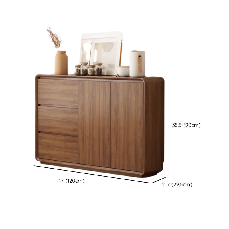 Casual Cocoa Standard/Narrow Sideboard with 3 Drawers/3 Shelves/2 Doors/3 Doors - image 18