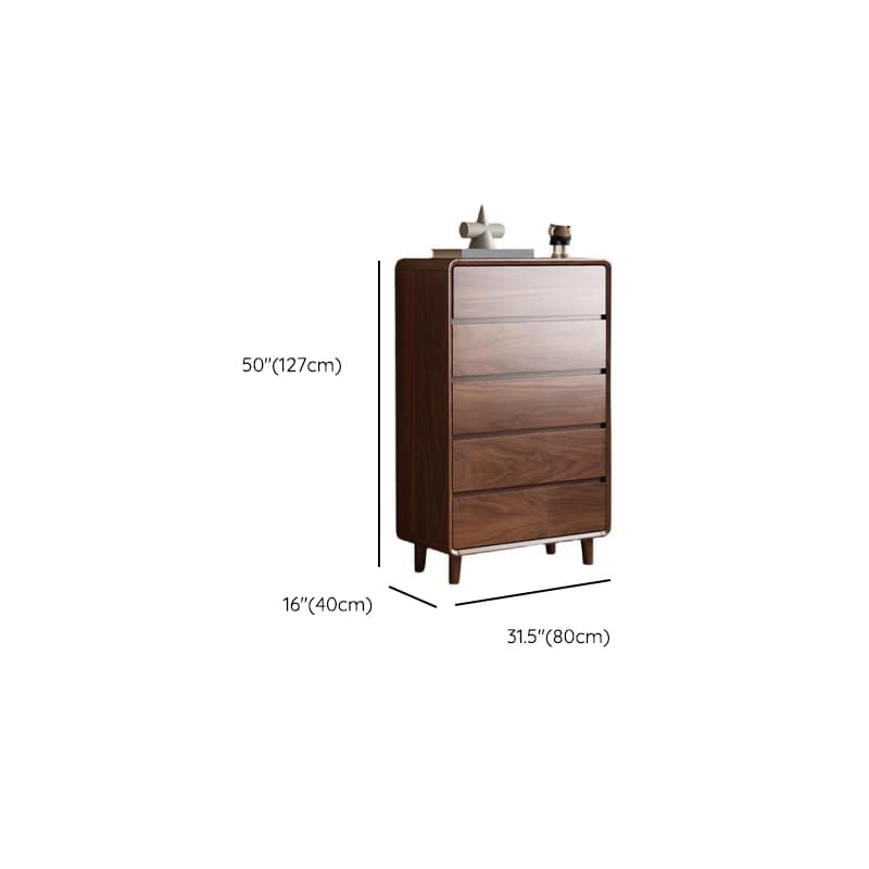 Cocoa Simplistic Natural Wood Double Dresser with 6/9/5 Drawers in Horizontal/Vertical Orientation - image 18