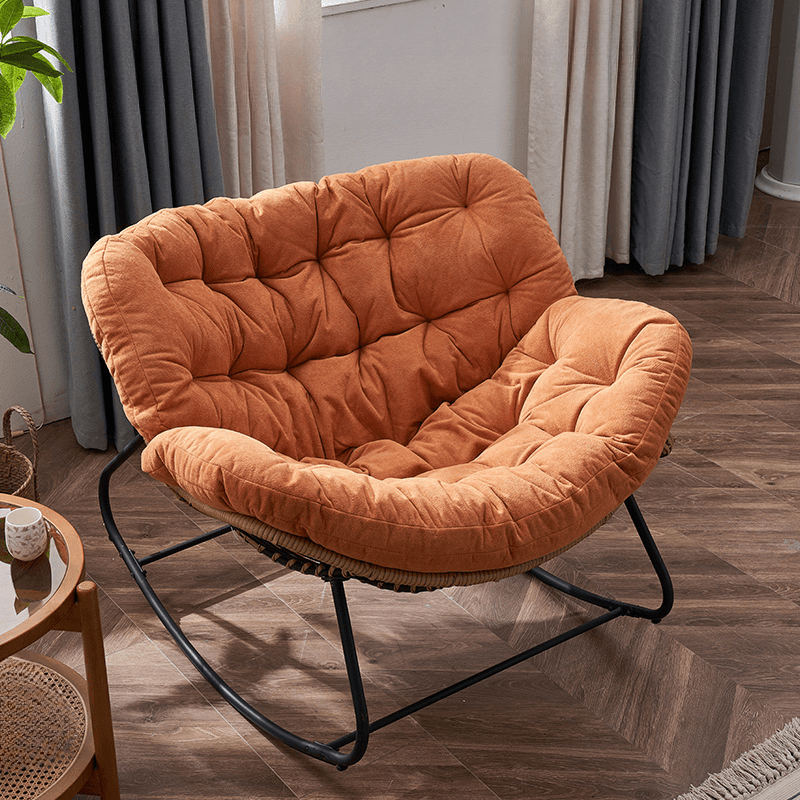 2 Person Rocking Chair Couch with Rear Back and Stationary - image 7