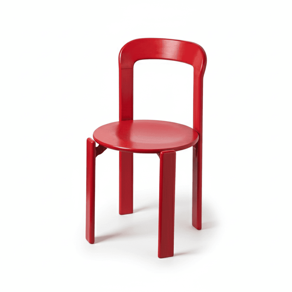 Scandinavian Natural Wood Armless Kitchen Chair 15.3inch Wide Non-Swivel 1 Piece - image 21