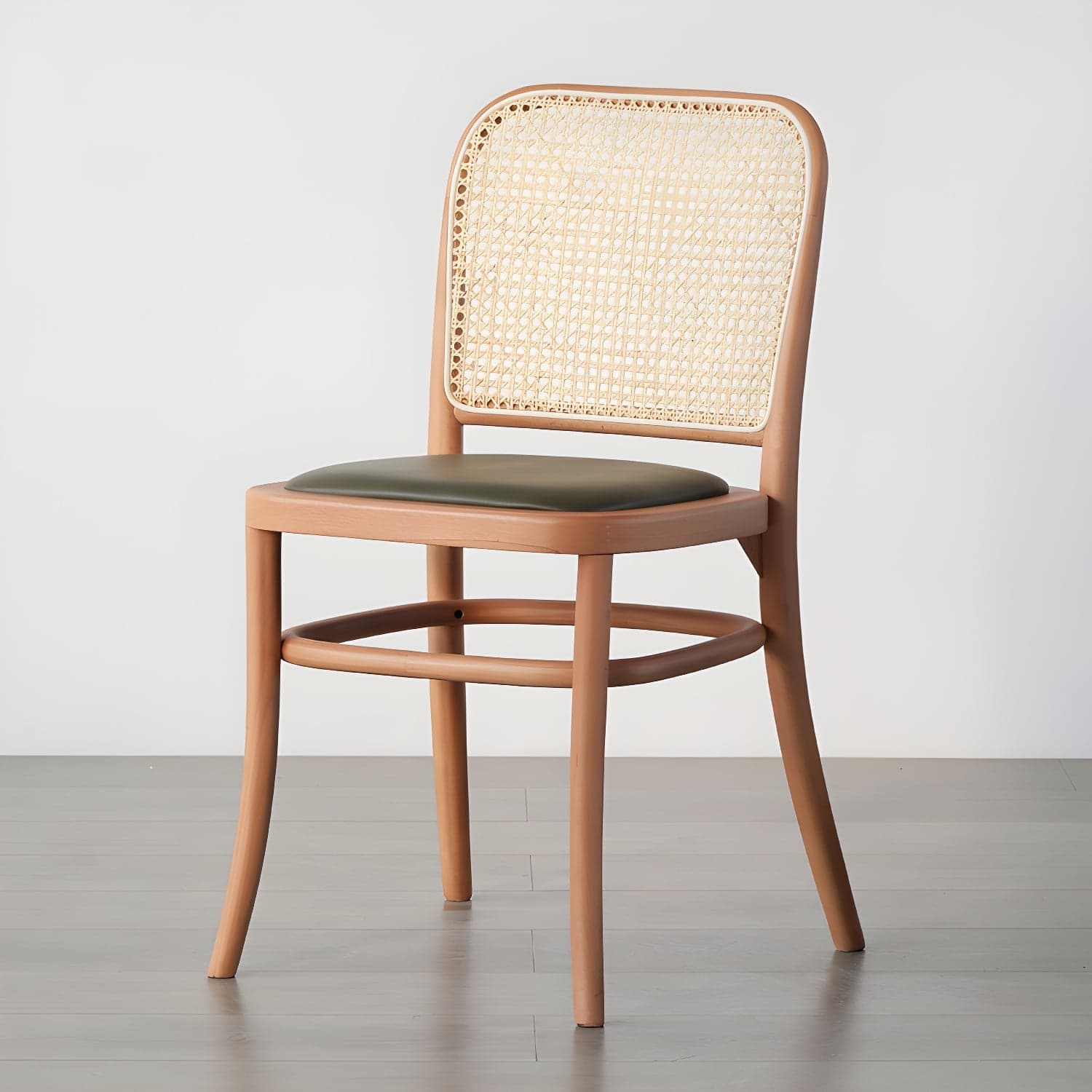 Traditional Style Dining Chair Solid Wood Cane Back Dining Room Chair - image 15