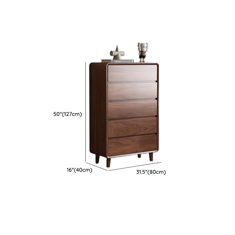 Cocoa Simplistic Natural Wood Double Dresser/Lingerie Chest with 6/9/5 Drawers in Horizontal/Vertical Orientation - image 21