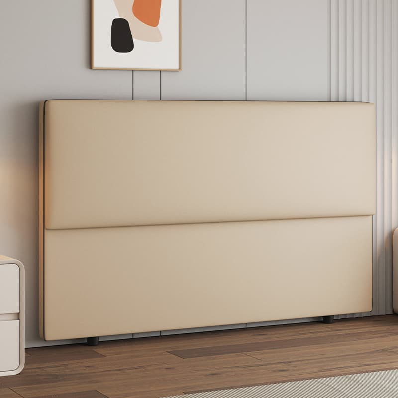 Modern Simple Style Panel Headboard in Wood with No Distressing, Rectangle Shape for King/Queen/Full Bed, Featuring Sponge Upholstery and Standard Height - image 4