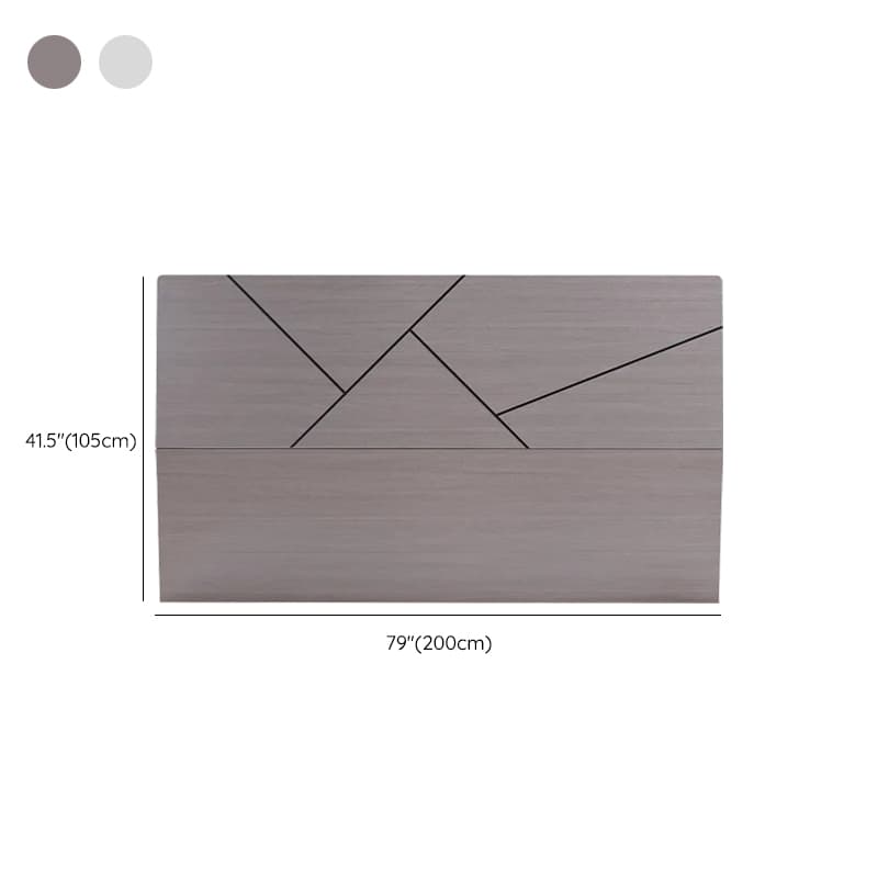 Trendy Queen(60"W x 80"L)/King(76"W x 80"L) Rectangle Panel Standard（36-55“） Bed Frame Mounted No Distressing in Wood - image 11