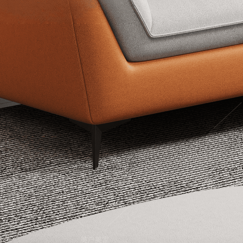 Tech ClothUpholstered Sofa Couch/Single Sofa in Chalk for Parlor with Flared Arm in a Modern Style - image 11