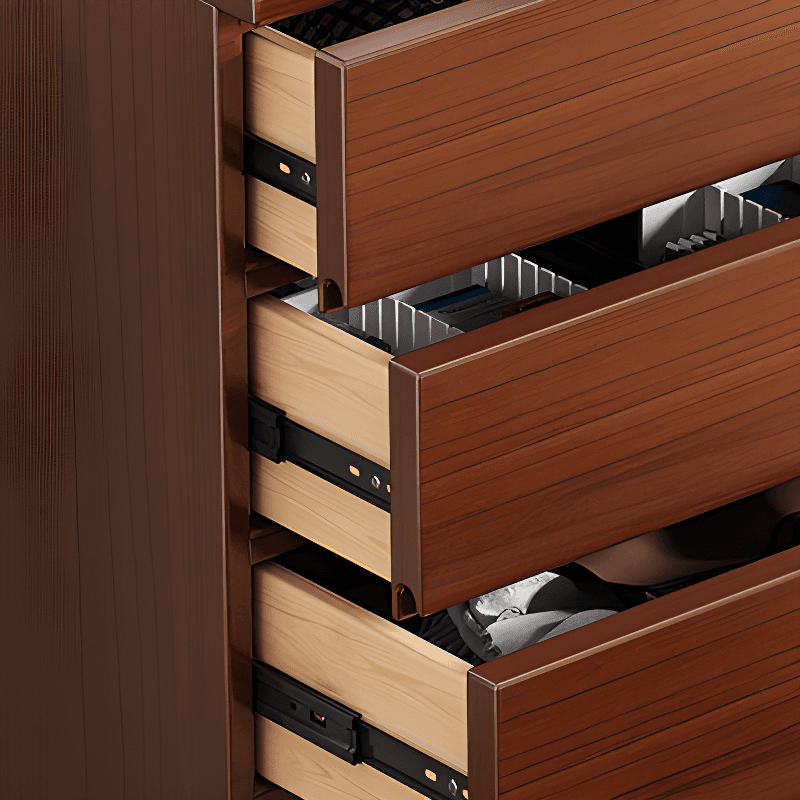 Art Deco Double Dresser/Semainier Horizontal/Vertical 10 Drawers/12 Drawers/8 Drawers in Wood - image 9