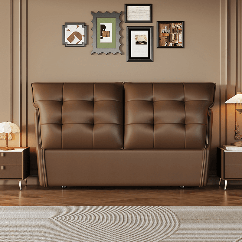Art Deco Style Panel Headboard with No Distressing, Decorative-stitched Tufting, Rectangle Shape for Queen/Full/Twin XL Bed, Sponge Upholstery Fill, Standard Height - image 8