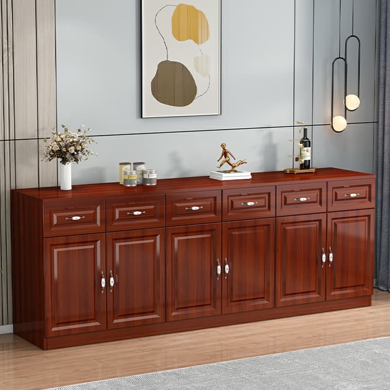 Modern Wood Cabinets Buffets & Sideboards 31.5 inches Width Non-Adjustable Drawers Included - image 12